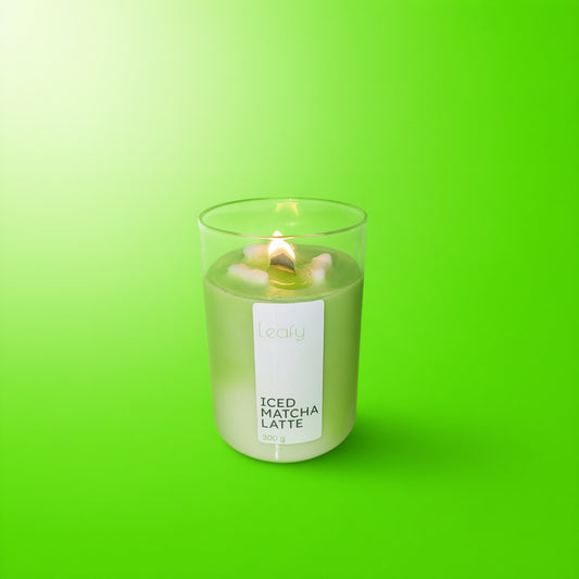 Low-Tox Kerze Iced Matcha Latte