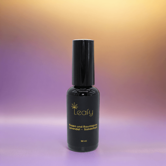 Kissenspray Lavendel & Sandelholz hilft  beim schneller einschlafen