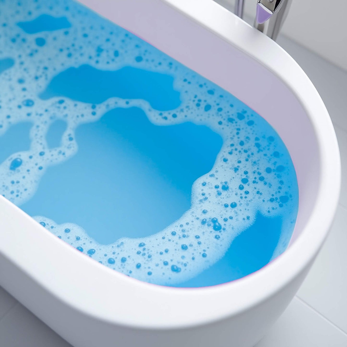 Veganer Blaubeer Badewürfel mit CBD für trockene Haut und gegen Juckreiz Badewasser
